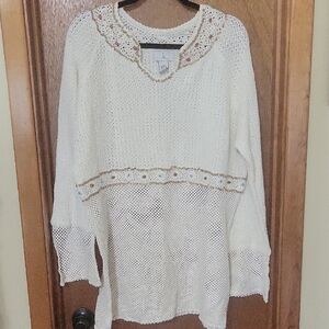 JL Studio  Knit Swimsuit Cover